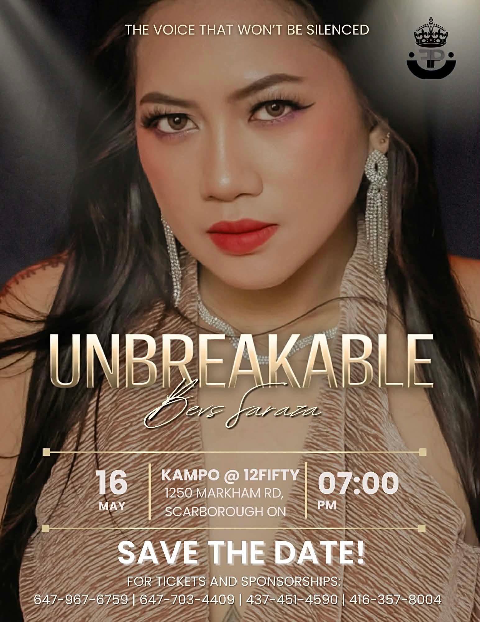 BEVS SARAZA: UNBREAKABLE